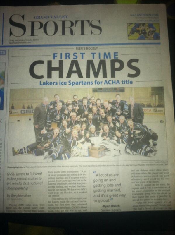 welchry's tweet photo. @GV_Hockey Its been two years... Lets bring it back to GR http://t.co/jyOdstBFrq