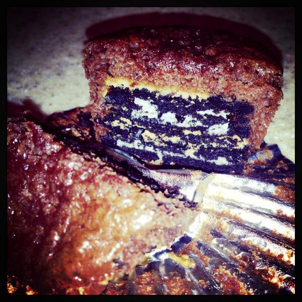 Baking = 💜 the easiest way to a mans heart is through his stomach #baking #cupcakes #peanutbutter #oreos