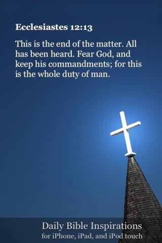 eibreh_one's tweet photo. This is the end of the matter. All has been heard. Fear God, and keep his commandments;… (Ecclesiastes 12:13) http://t.co/e1pxnANylT