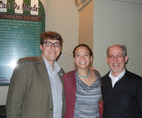 Dr_Butin's tweet image. #hpm13 @doctatum  @hollyby @Pallimed and @GeriPalBlog party ended up with beignets