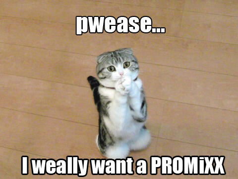 promixx's tweet image. Win 1 of 2 PROMiXX mixers!! To enter, post a picture on our FB page that best sums up why you want/need a PROMiXX! RT