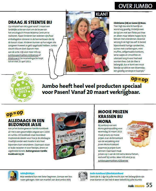 hallojumbo's tweet photo. @Marloessiee We plaatsen in ons blad altijd leuke tweets van klanten. Vind je het leuk als we je bericht plaatsen? http://t.co/d3OHljNkSz