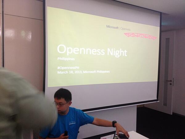 rudolfantonio's tweet image. Microsoft Openness #OpennessPH