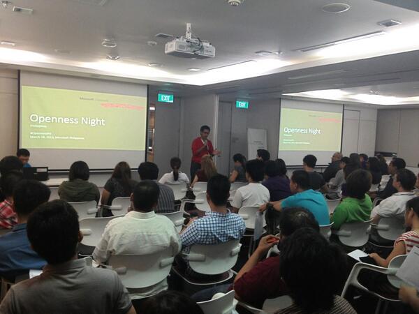 rudolfantonio's tweet image. It has started #OpennessPH