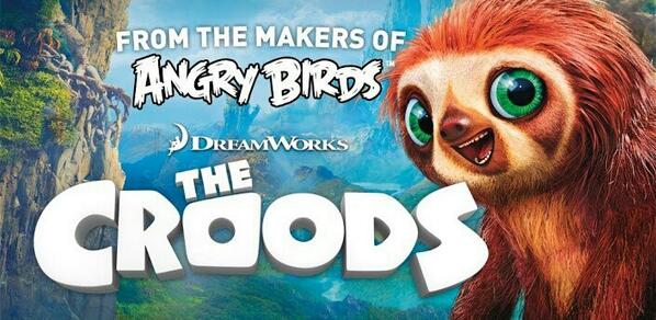 TheCroodsFilm_'s tweet photo. From the makers of Angry Birds. #TheCroods http://t.co/nTNWHr7UlB