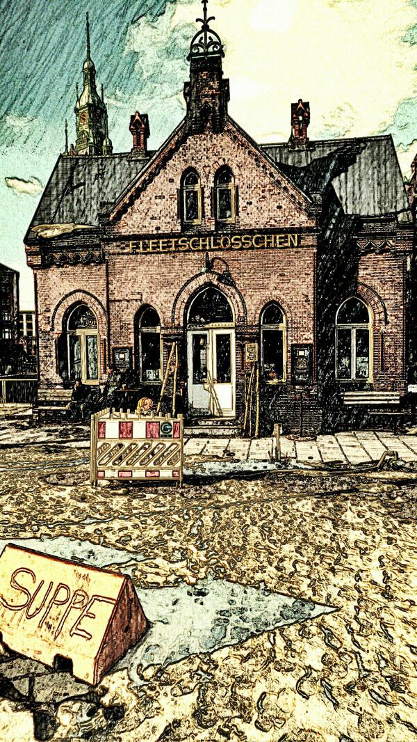 Es gibt auch #suppe... im #fleetschlösschen: