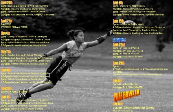 gimmeeall's tweet image. 💥2013 JSPPL Game Schedule!💥
#JSPowderPuff #acpress #flagfootball #acinsiders #womensfootball