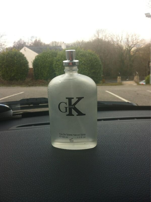 AllyDickson's tweet image. Hahaha look at this that I found in @WesCubbage car! Fake Calvin Klein #GKOne