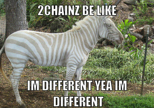 DumbassPictures's tweet photo. @2chainz Be Like Im Different Yea Im Different http://t.co/iioMRJYeXf