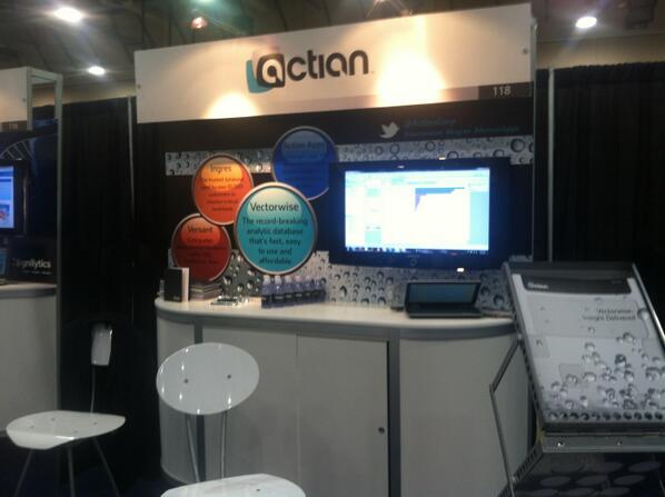 miyer's tweet image. Check out the #Vectorwise demo at the @ActianCorp booth. In Texas this week at the #gartnerbi summit