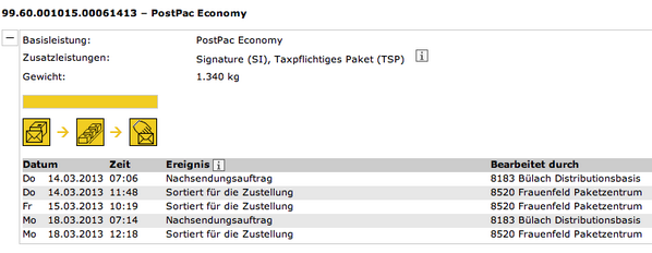 davecgordon's tweet photo. @SwissPost Can someone please help get this parcel delivered?  It is going round in circles and I need it urgently.. http://t.co/eDU3usv8y7