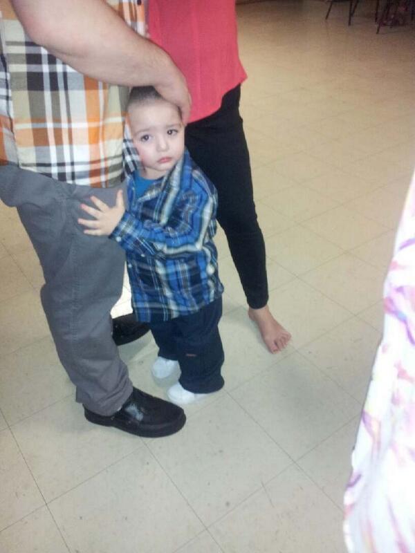 irisreyes2012's tweet image. my son with his handsome son. I love my Grandson.