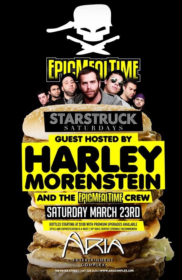 EpicMealTime's tweet photo. COME SEE US IN T.O.!!! RT @AriaComplex: @HarleyPlays and the #EPICMEALTIME crew joins us Saturday inside #ARIACOMPLEX http://t.co/9WtRMTfO28