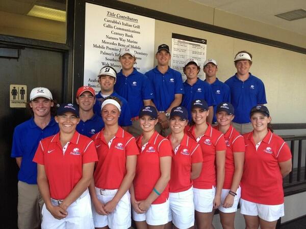 Picture from our Birdie Club tournament today! Beautiful weather, great support, good golf! #gojags