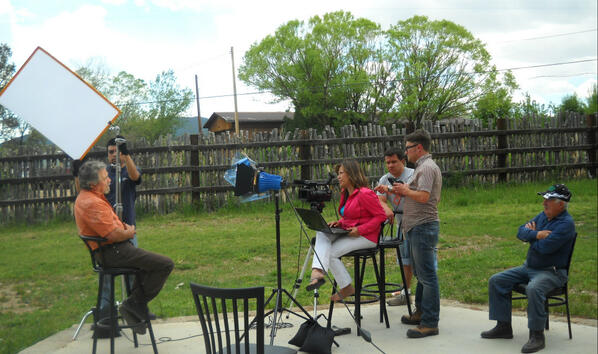 pattierael's tweet photo. UNM Documentary "Just Call Me Joe" film set. Thinking about the next documentary http://t.co/rOqd1zZm59