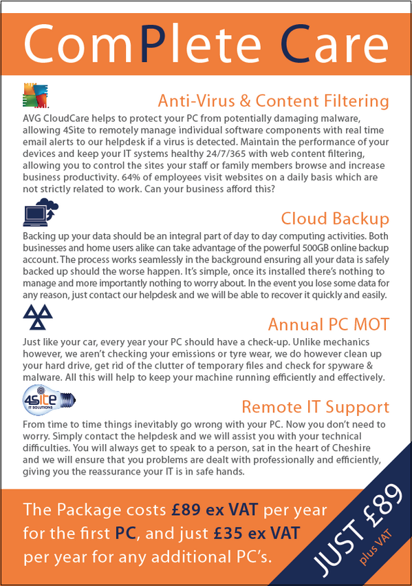 4SiteIT's tweet photo. Are you or your business in need of IT support? We offer a highly professional IT Support service. Please retweet! http://t.co/bDTq1Qb5ar