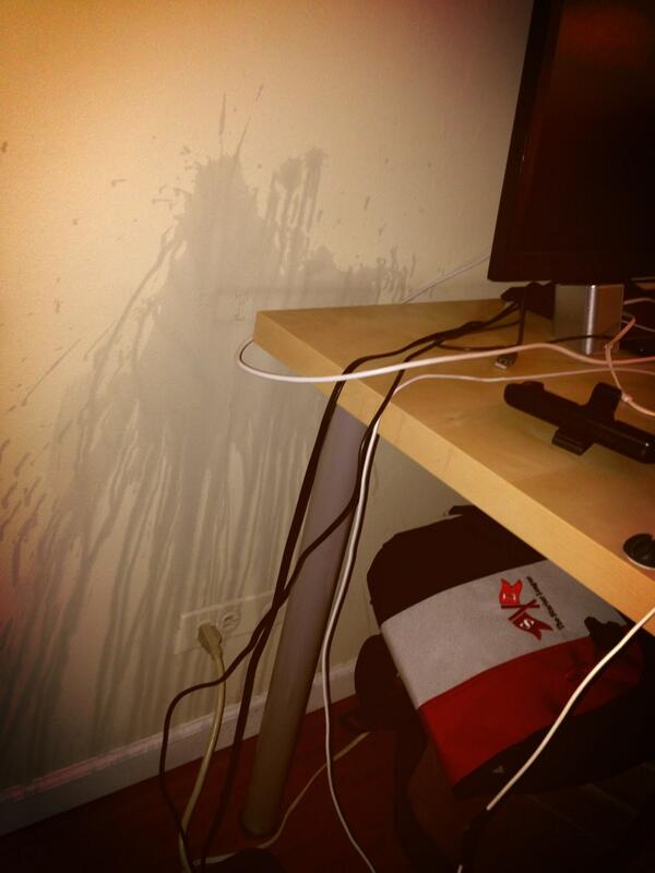 Twitter / zboswell: So pissed I threw my glass ...