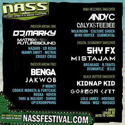NASSfestival's tweet image. We're working towards the biggest line up in NASS history!  Find your ticket to #NASS2013 here: bit.ly/NASS13tix