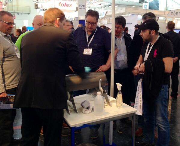 Enpurex Anilox Cleaner causing a stir once again at an exhibition! #ICEEurope Stand A6.367 enpurex.co.uk