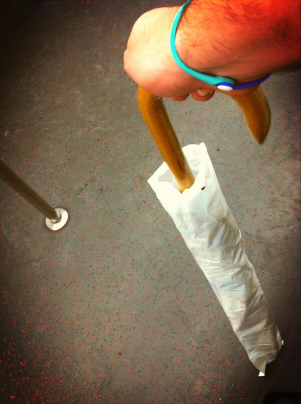 Aight_Big_P's tweet image. A bag for my umbrella so it doesn&apos;t dampen my things inside. Hong Kong knows how to cater to my #douchebagproblems