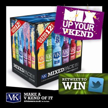 vkdrink's tweet photo. VK GIVEAWAY!!! Retweet for you chance to win a VK Mix Pack !!! Winner announced Thursday!! #MixITUp http://t.co/4vDA0ZIabR
