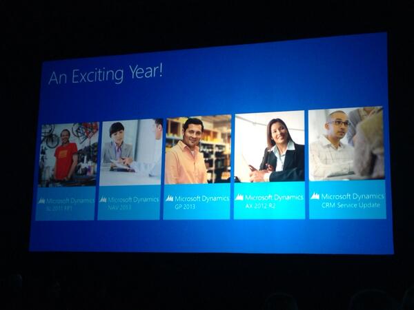 ccognetta's tweet image. New releases across the Dynamics Products Line! congrats Product Team! #conv13 #tribridge #msftconvergence