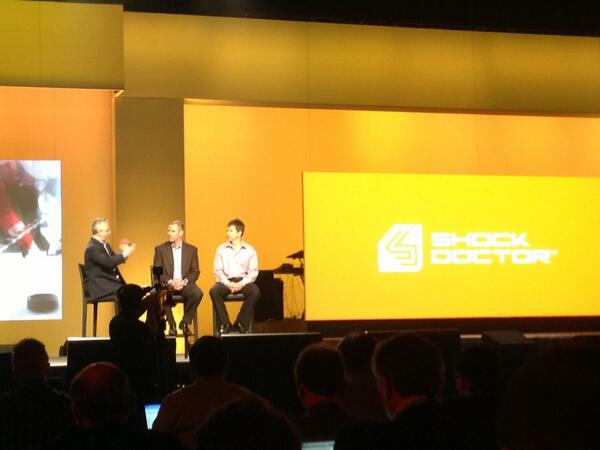 ccognetta's tweet image. Way to go Shock Doctor! Tribridge customer 1st on Stage! #conv13 #MSFTCONVERGENCE  @ShockDoctor