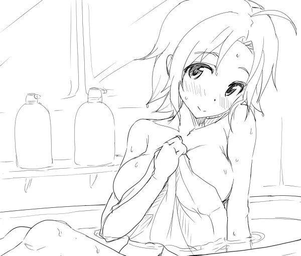 無料ガチャお題:半身浴な斉藤さん #imas_cg 
