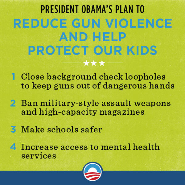 It's time for Congress to take common-sense steps to reduce gun violence. #TimeToAct,