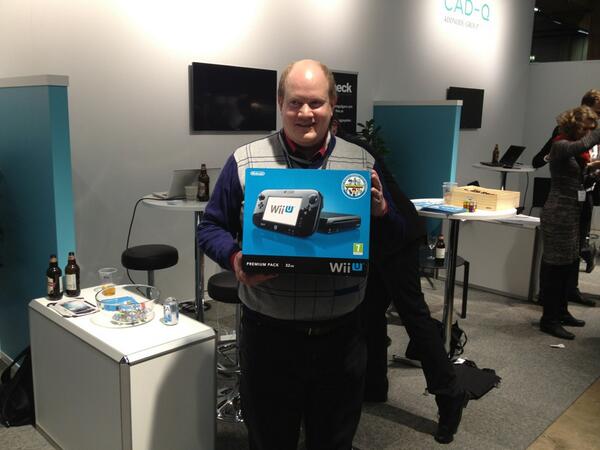 Grattis Anders Hjalmarsson på Östgötateafiken som vann en Wii U i Addnode montern på #kartdagarna