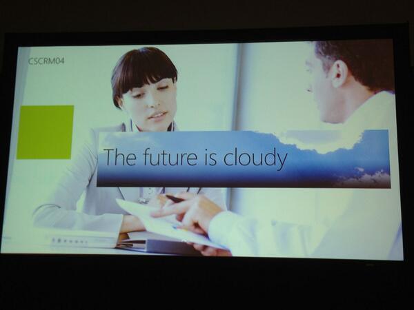 ccognetta's tweet image. @BenRavani - Excellent presentation for MS cloud Goal: IT for the planet! #MSFTCONVERGENCE #Tribridge