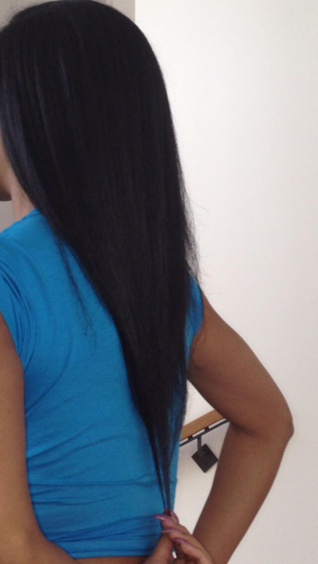 nicki minaj's real hair, natural hair, #LongHairDontCare #HangTime #ImaWearItOutWhenItTouchesMyASS =P