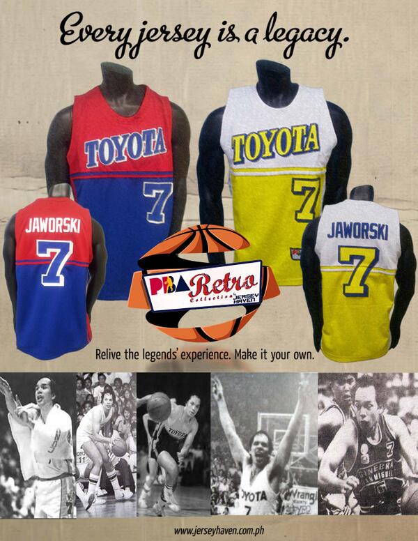 Jersey Haven on X: own a piece of Phil. Basketball History, make it ur own  #TheBigJ #PBARetro @snowbadua @PBAonAKTV @_jessicamendoza   / X