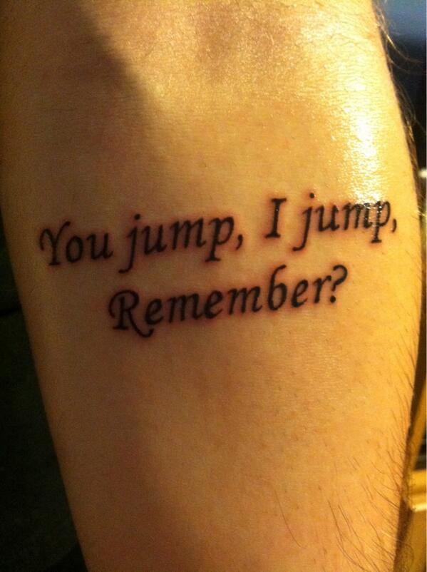 Anthony Van Dexter Neww Tat Tattoo Titanic Quote Http T Co Kyijmo2esf