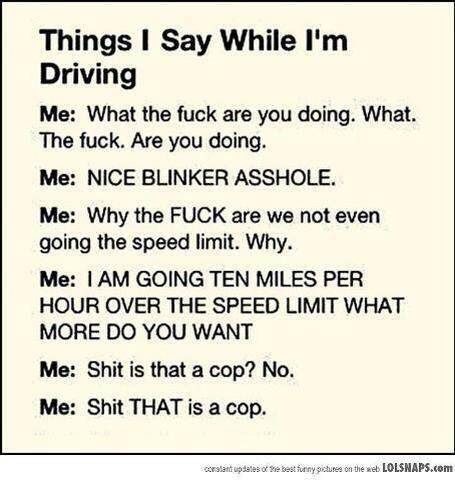 shelbsliz's tweet image. Lol all the timeeeee👌 #angrydriver