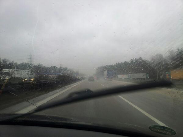 Auf der A3 auf dem Weg nach #Dorsten. #Schulduell Tag 3. Halb zehn im Radio <a href="/1LIVE/">1LIVE</a> bei @HerrBursche und TobiSchäfer.