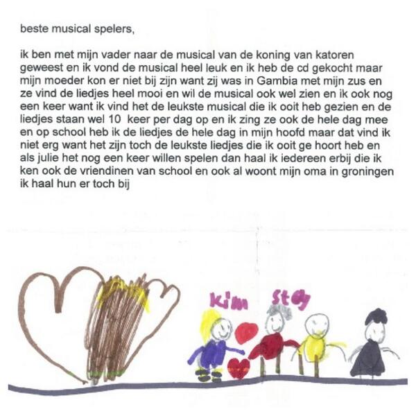 Dit zijn de leukste.. "Beste musical spelers.." #publiekreacties