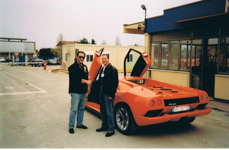 Valentino, io e l'esatta macchina...il primo 6.0, Aprile, 2000.