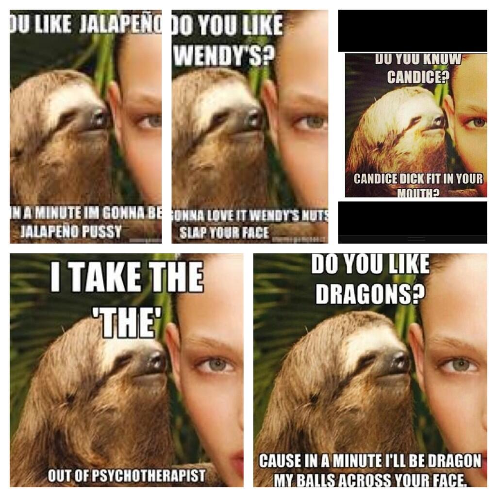 elyse on Twitter: "@brealToWavey you mean the "rape sloth"? Cause some of  the memes remind me of you and quadasia going back and forth:  http://t.co/fBGSWRxdFu" / Twitter