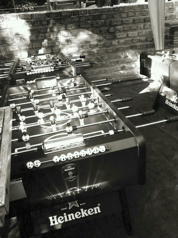 Sneak peek into @Heineken_UG #foosballTournament preparations at #mishmash