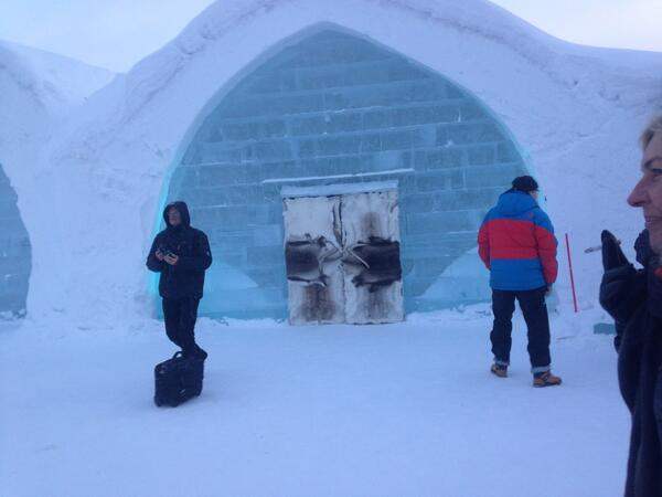 combinesthlm's tweet image. Startmöte nytt stadshus Kiruna. Brrr men kul