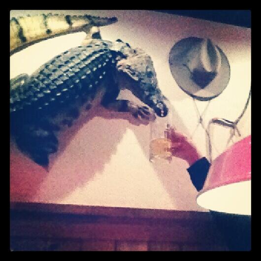 kevinpostmusic's tweet photo. Drunk #walligator @outback http://t.co/ATgHw477l4