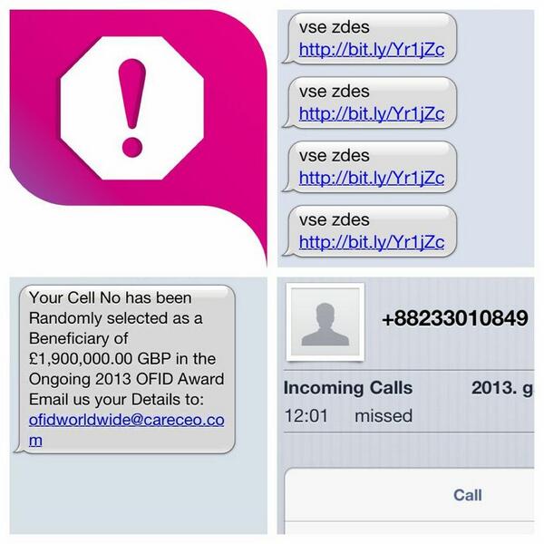 Sakaru tīklos izplatās SMS vīruss - on.fb.me/11gDh3B - uzmanies un never vaļā aizdomīgas saites!