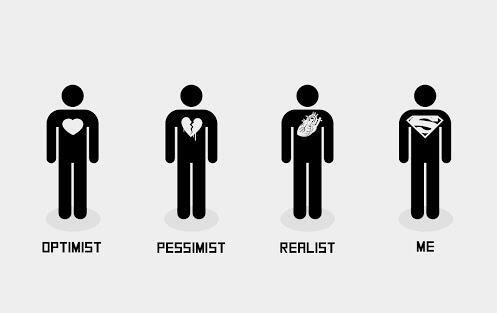 Optimist pessimist vs vs realist Realist Vs