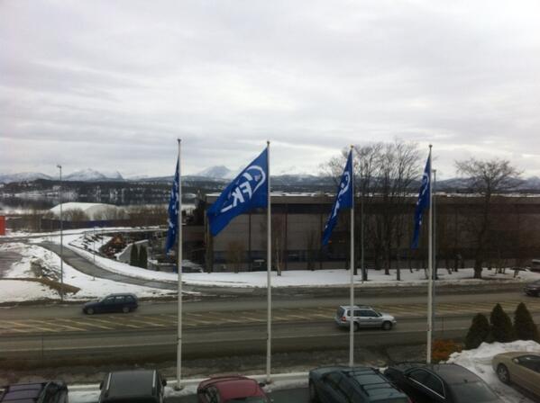 KIRosberg's tweet photo. Fineste flagga #mfk http://t.co/fXbD2byYnK