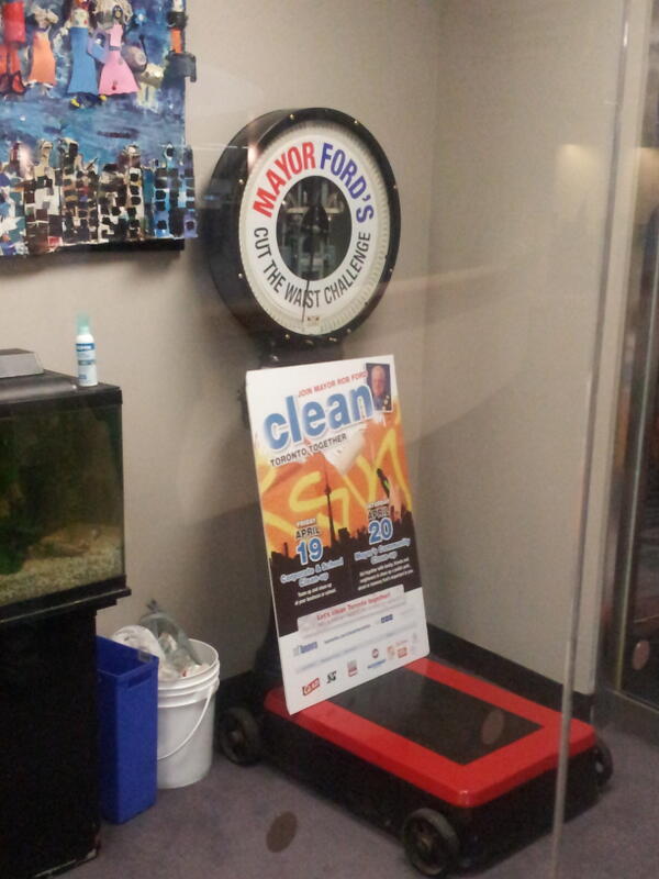 Fleischmarket's tweet image. Wow,  they still keep this thing in public view? On break at #cproundtable