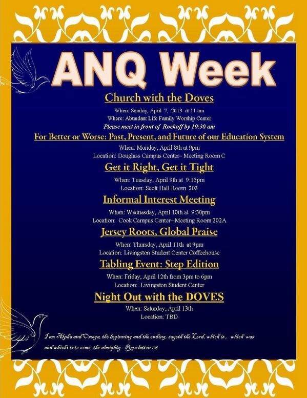 ANQXIDOVES's tweet photo. The moment everyone has been waiting for is FINALLY here--ANQ WEEK!!! Come out &amp; support! http://t.co/LHy5gvugcx