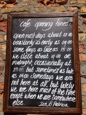 In Bruges. And yes they're menu is as dodgy as their opening times... http://t.co/UiWzX9LQ1p<a href="/tag/vnalive"class="tags"><span>#vnalive</span></a>