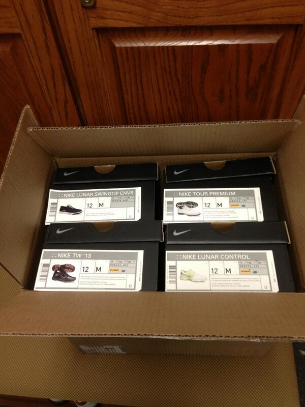 taylorjsmitty's tweet photo. @nikegolf Staff gear is coming in! Everyday is Christmas in the golf business http://t.co/KByPWcCrP5