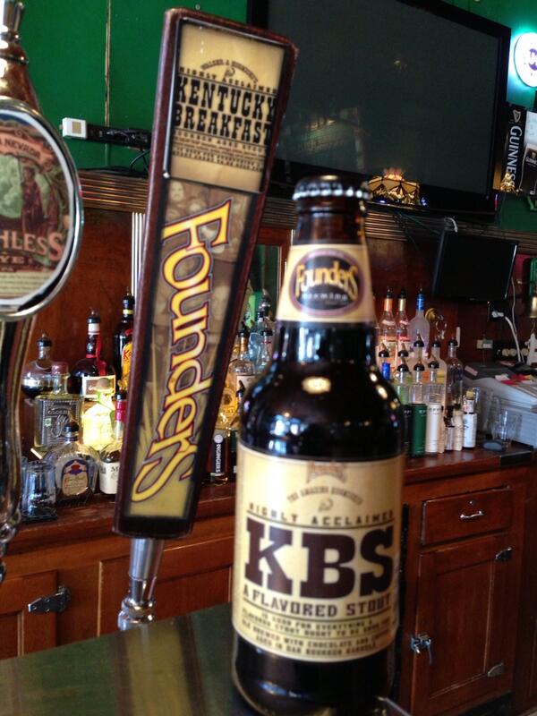 mahoneyspubcr's tweet photo. Now on Tap @ Mahoney's, Founders Kentucky Breakfast Bourbon Aged Stout http://t.co/kfnfLxL1ZO